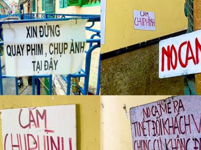 Bạn trẻ - Cuộc sống - Hẻm ở TP.HCM treo bảng cấm chụp hình, giới trẻ vẫn mặc kệ