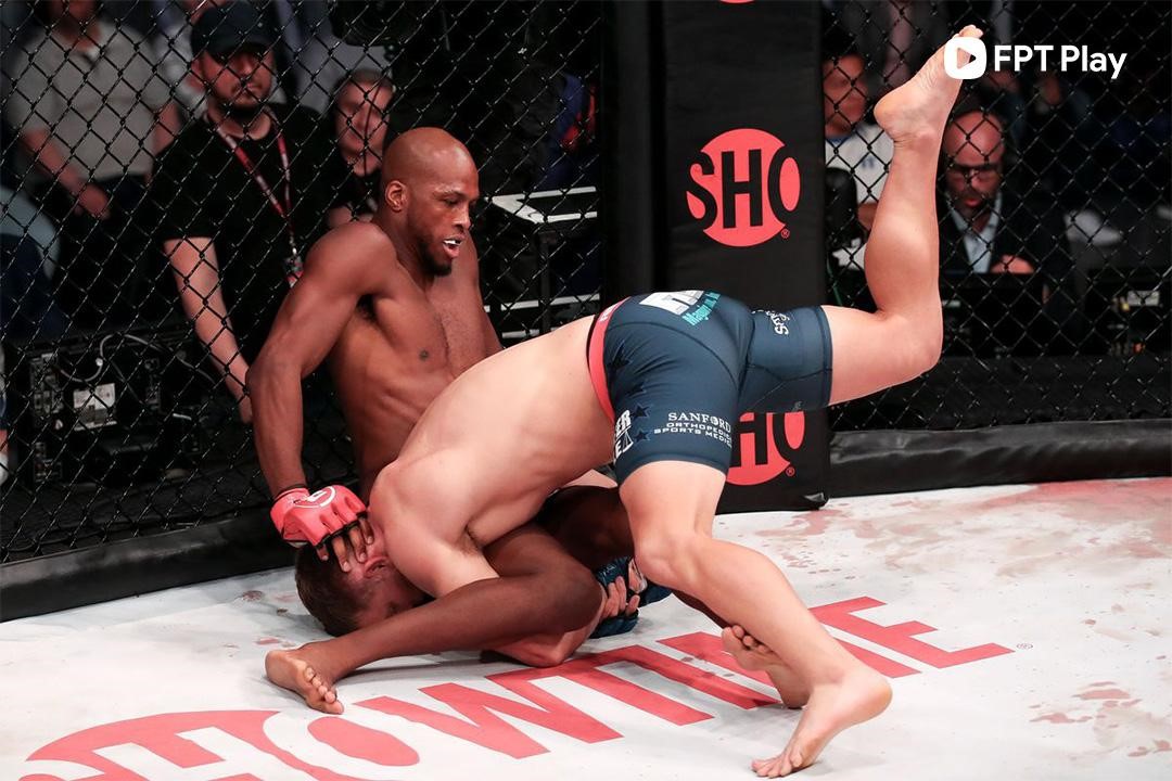 Khả năng vật là thế mạnh của Storley (Ảnh: Bellator MMA)