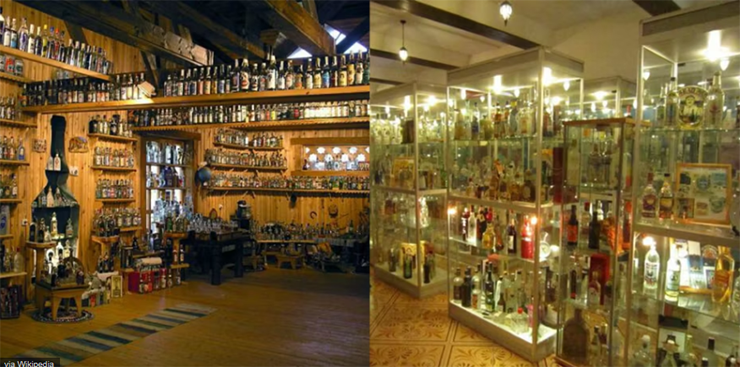 Bảo tàng vodka: Trong khi các quốc gia khác không nơi nào có bảo tàng chỉ dành riêng cho triển lãm rượu vodka, thì Nga có 2 bảo tàng, đó là cách họ thể hiện niềm yêu thích với loại rượu quốc gia của mình. Một nằm ở St. Petersburg và dành riêng cho rượu vodka của Nga trong khi bảo tàng còn lại có thể được tìm thấy ở Moscow và nó trưng bày lịch sử của rượu vodka.


