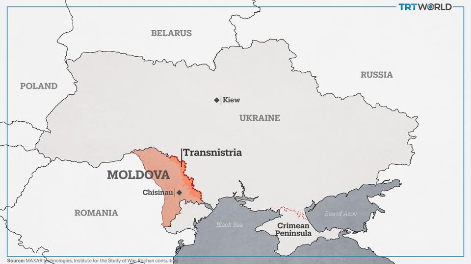 Transnistria&nbsp;– khu vực có quân đội Nga lưu trú trong lãnh thổ Moldova (ảnh: CNN)