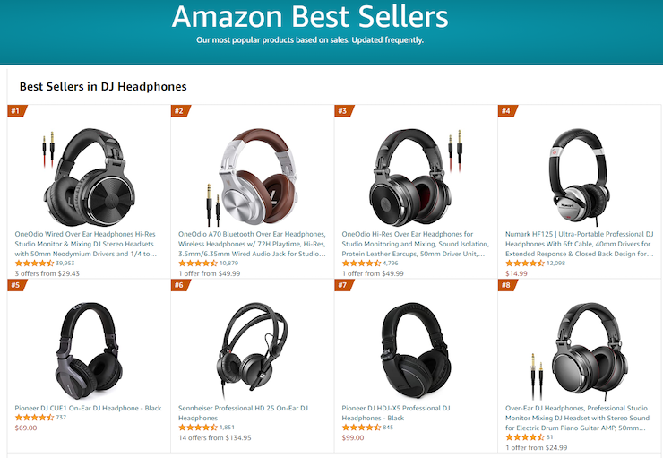 OneOdio Pro 10 - tai nghe DJ bán chạy nhất Amazon.