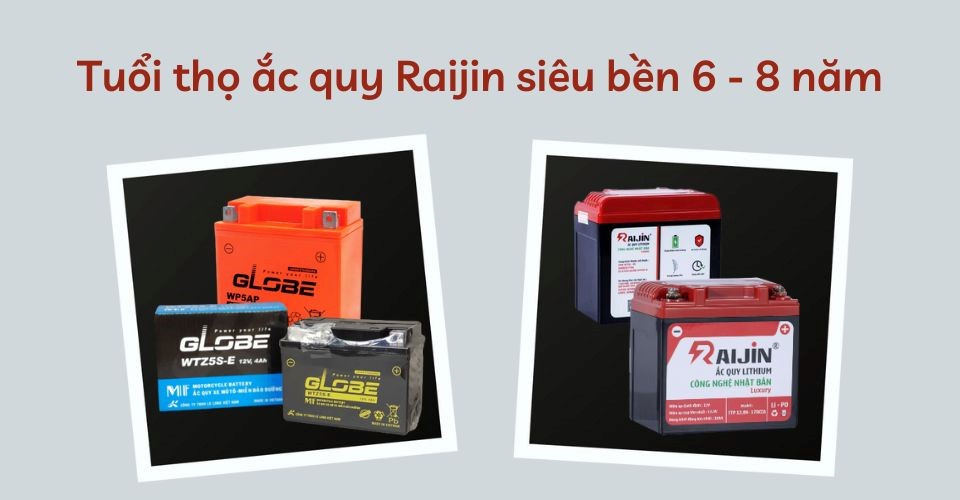 Ắc quy Raijin xe máy ô tô với điện năng cực khỏe, thông minh và siêu bền - 2