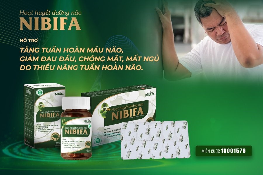 Cải thiện giấc ngủ bằng hoạt huyết dưỡng não Nibifa - 2