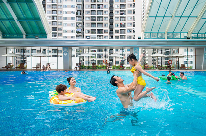 Chất “động” tại The Zenpark được bảo chứng nhờ loạt tiện ích thể thao ngoài trời được đầu tư đẳng cấp