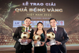 Bóng đá - Gala trao giải Quả bóng vàng Việt Nam 2022: Vinh danh Huỳnh Như - Văn Quyết