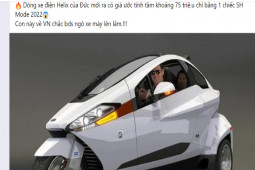 Thế giới xe - Thực hư thông tin môtô Đức giá bằng Honda SH, nhưng tiện như ôtô