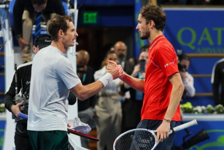 Video tennis Murray - Medvedev: Đăng quang đẳng cấp, cột mốc chói lọi (Chung kết Doha Open)