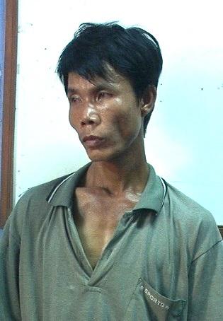 Nguyễn Văn Toàn (ngụ Thừa Thiên - Huế) lúc sa lưới