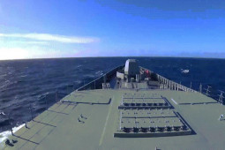 VIDEO: Khinh hạm Đô đốc Gorshkov Nga phóng thử tên lửa siêu thanh Zircon ở Đại Tây Dương