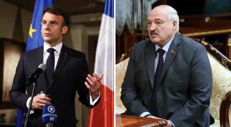 Tổng thống Pháp Emmanueal Macron (trái) và Tổng thống Belarus&nbsp;Alexander Lukashenko sẽ có chuyến thăm Trung Quốc.
