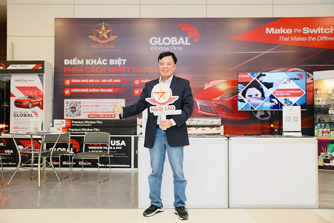 Ông Mai Tiến Toàn - Tổng giám đốc Công ty Phim cách nhiệt Ngôi Sao