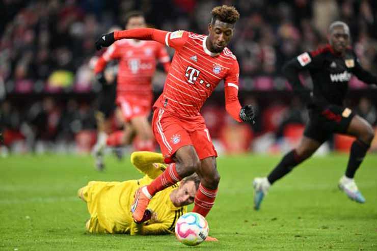 Coman tung hoành mang về cho Bayern lợi thế 3 bàn sau hiệp 1