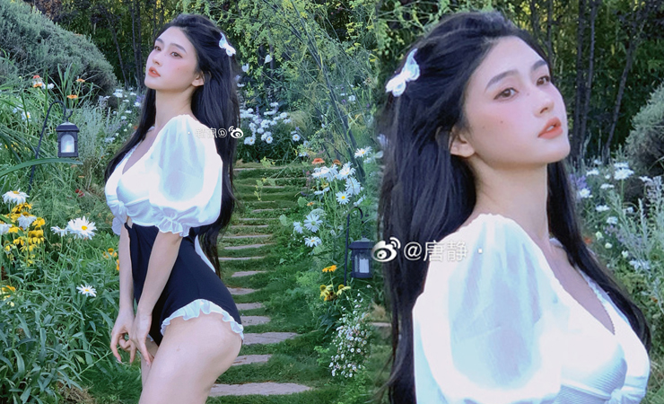 Tang Jing là người mẫu ảnh đến từ Vân Nam được quan tâm trên mạng xã hội Weibo.
