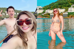 Đời sống Showbiz - Vợ Đăng Khôi "càng đẻ càng đẹp", bảo sao được chồng si mê, cưng như trứng mỏng