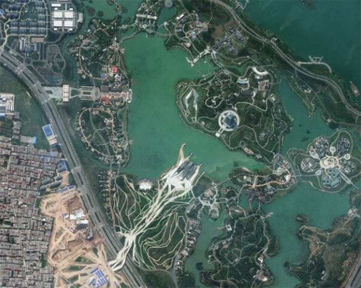 Công viên Shiyuan ở Xian, Trung Quốc
