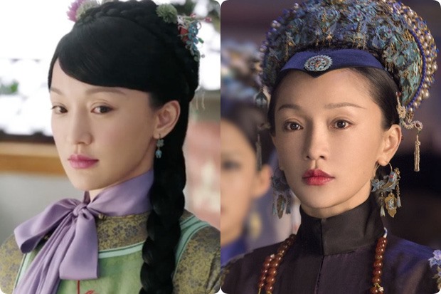 Châu Tấn đảm nhận vai Như Ý từ khi là thiếu nữ (bên trái).