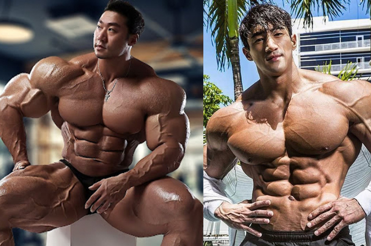 Seung Cheol (trái) còn có cơ thể nặng hơn "Quái vật Châu Á" Chul Soon (phải) gần 20 kg