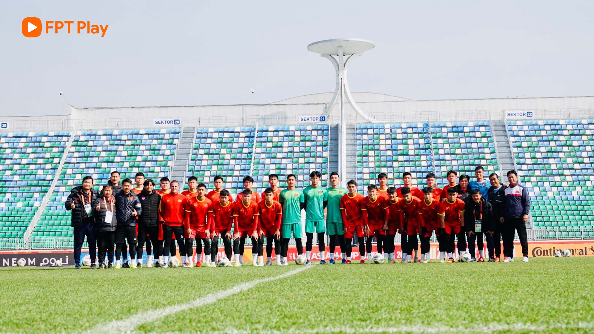 U20 Việt Nam đang được kỳ vọng sẽ tạo bất ngờ (Ảnh: FPT Play)