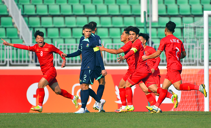 U20 Việt Nam bất ngờ hạ U20 Australia ở giải U20 châu Á 2023.
