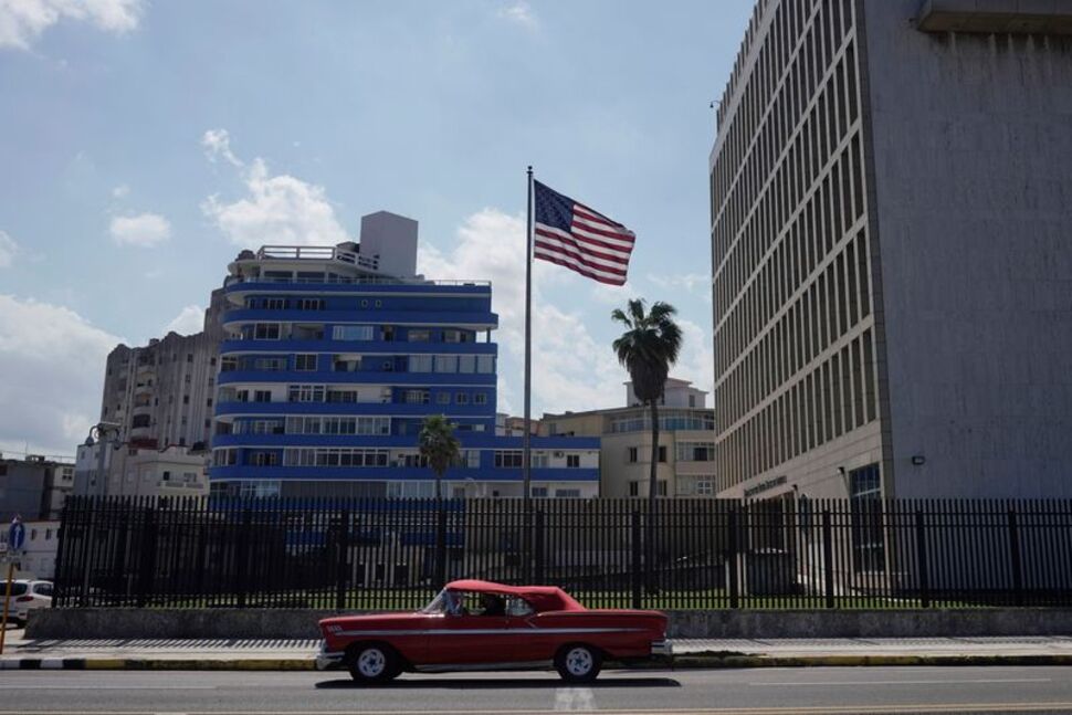 Tòa Đại sứ quán Mỹ ở thành phố Havana (ảnh: Reuters)