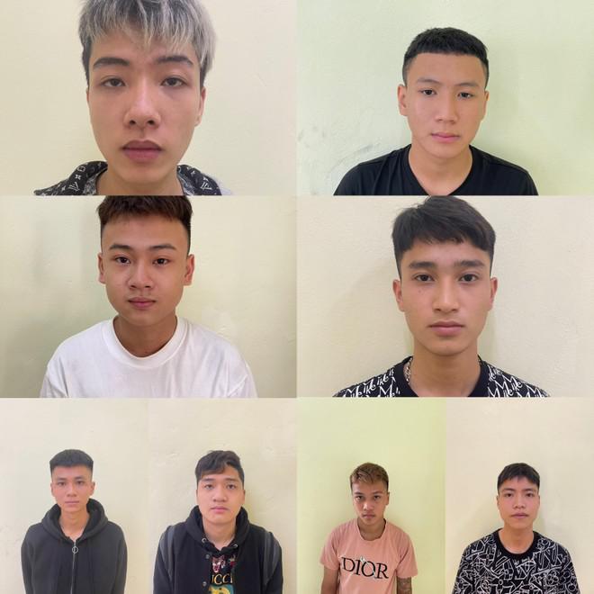 Các đối tượng liên quan đến vụ chém nhầm người phụ nữ ở xã An Thượng, huyện Hoài Đức, Hà Nội