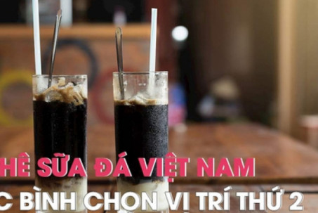 Cà phê sữa đá Việt Nam được bình chọn vị trí thứ 2 trong top 10 loại cà phê ngon nhất thế giới