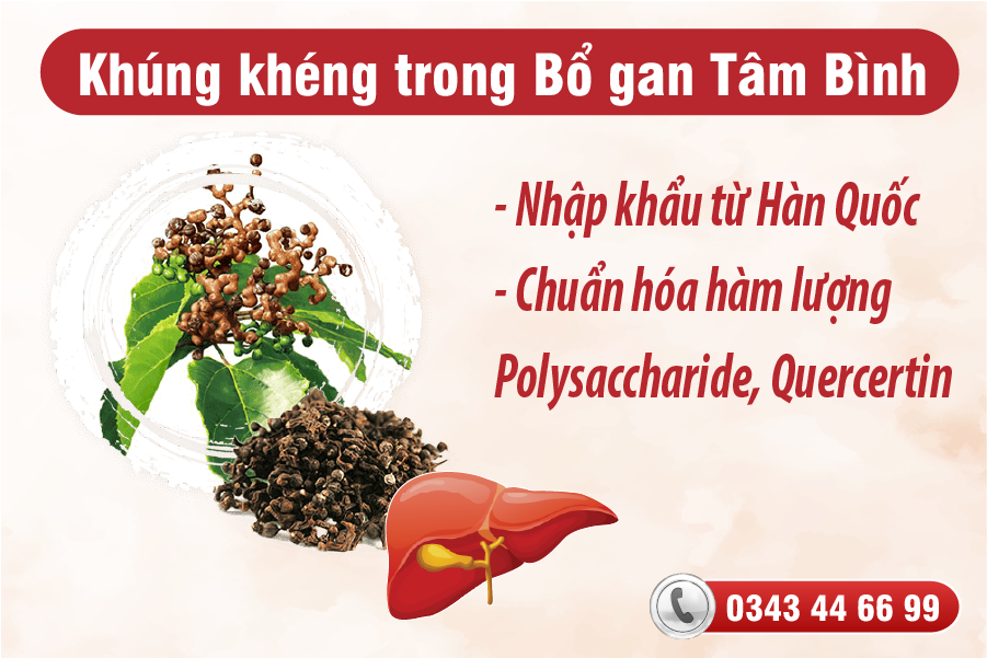 Bổ gan Tâm Bình – sự kết hợp độc đáo của bộ tứ tinh chất thảo dược - 2