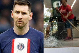 Thế giới - 14 vết đạn trên cửa siêu thị nhà vợ Messi và lời đe dọa với siêu sao Argentina