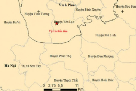 Vừa xảy ra động đất mạnh 3.2 độ richter ở nơi tiếp giáp Hà Nội