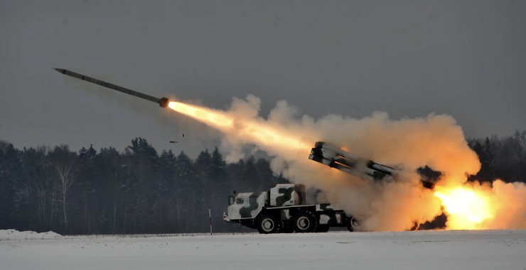 Vilkha-M là mẫu pháo phản lực hạng nặng được Ukraine phát triển từ hệ thống BM-30 Smerch.