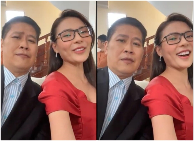 Phước Sang xuất hiện trong hậu trường phim Tết&nbsp;"Sui gia hay xui gia"