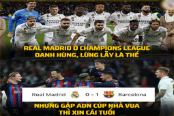 Ảnh chế: Về Tây ban Nha Barcelona lại ”bắt nạt” Real Madrid