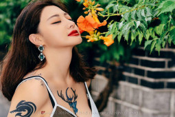 Làm đẹp - "2 siêu phẩm tạp chí đàn ông Hàn": Xăm hình độc đáo trên cơ thể hoàn mỹ như nữ thần