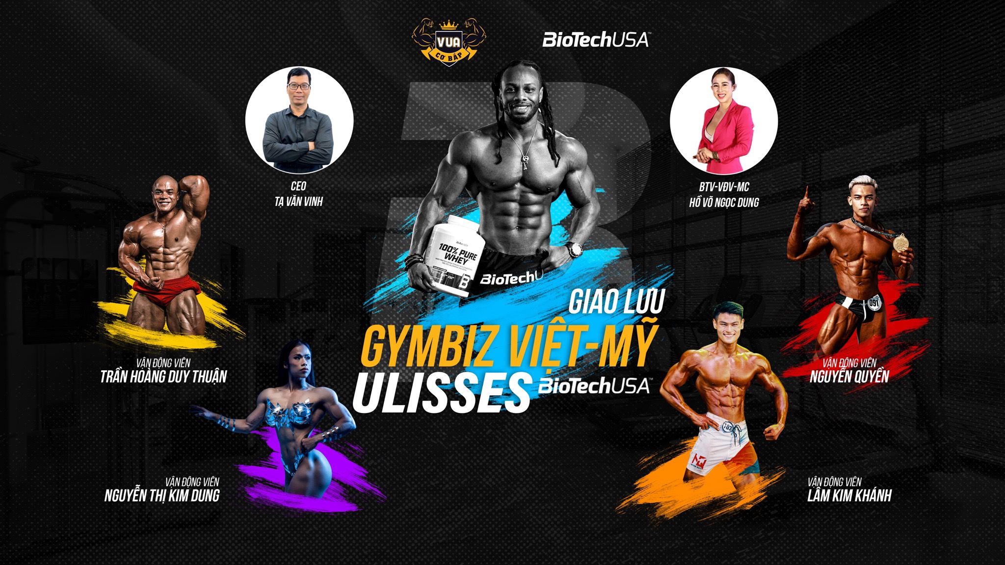 BTC chương trình Ulisses và VĐV nước chủ nhà