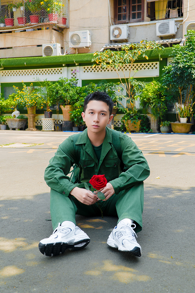 Đỗ Hoàng Dương chọn hình ảnh chàng trai nhập ngũ để đưa vào ca khúc "Bờm Ơi"