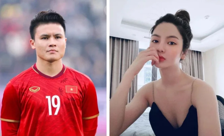 Quang Hải và người đẹp Chu Thanh Huyền được nhận xét là cặp đôi "tình trong như đã, mặt ngoài còn e".
