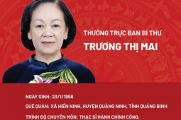 Tin tức trong ngày - [Infographic] Chân dung Thường trực Ban Bí thư Trương Thị Mai