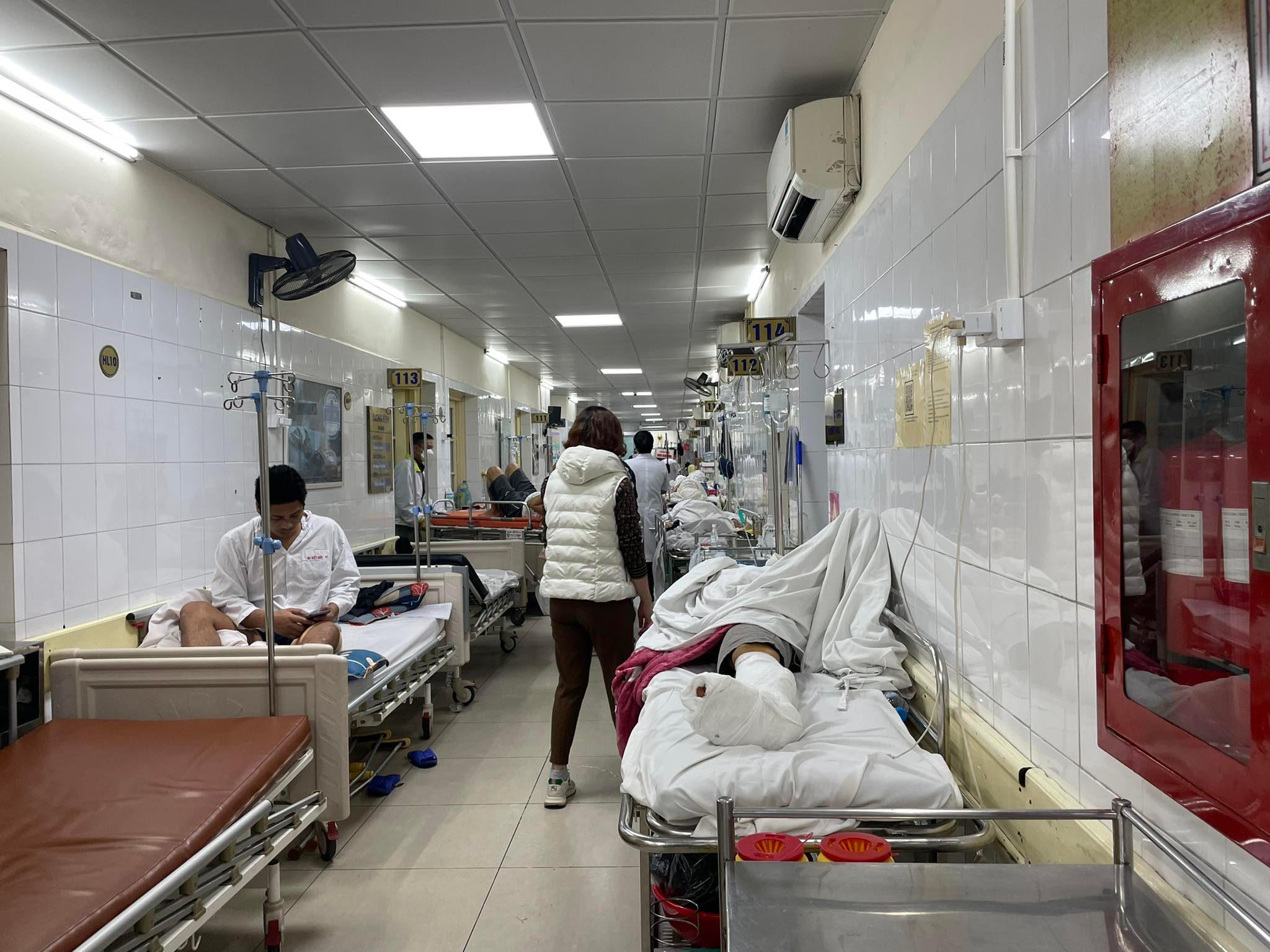 Bệnh nhân đang điều trị tại Bệnh viện Việt Đức.&nbsp;