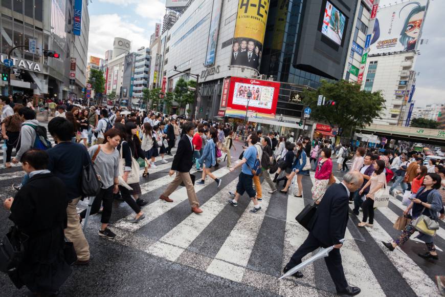 Dân số Nhật đã giảm gần 4 triệu người kể từ năm 2008 (ảnh: Bloomberg)