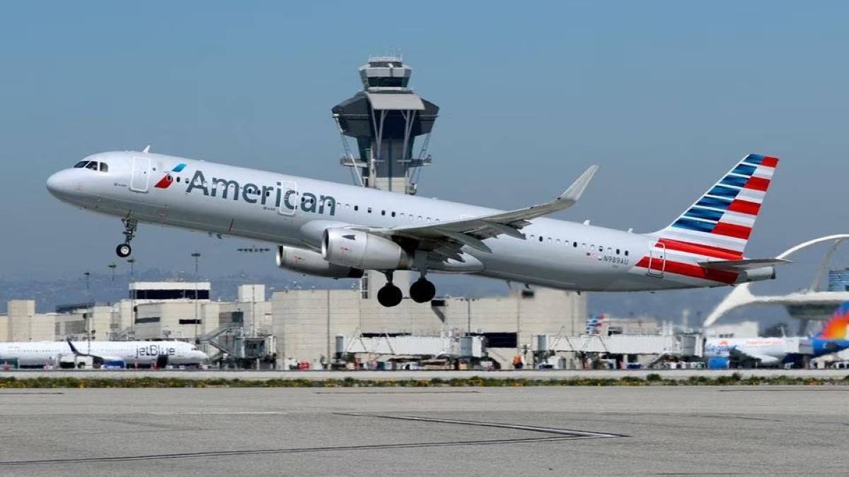 Máy bay của hãng hàng không American Airlines (ảnh: SCMP)