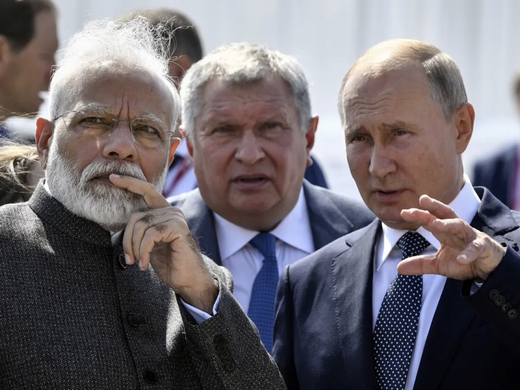 Nga và Ấn Độ đang ngày càng thúc đẩy quan hệ hợp tác thương mại.