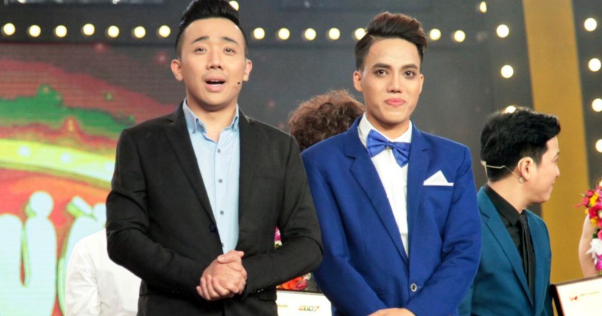 Duy Khương là học trò của Trấn Thành trong "Đấu trường tiếu lâm" 2016