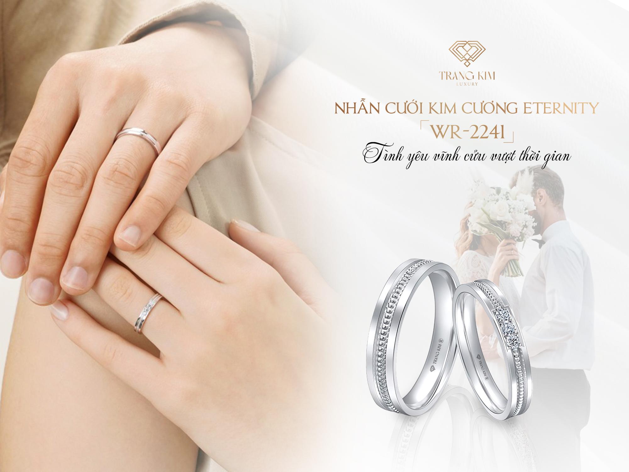 Nhẫn cưới kim cương Eternity - Tình yêu vĩnh cửu