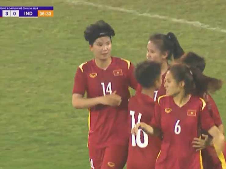 U20 nữ Việt Nam chốt hạ Indonesia 3 bàn ngay trong hiệp 1