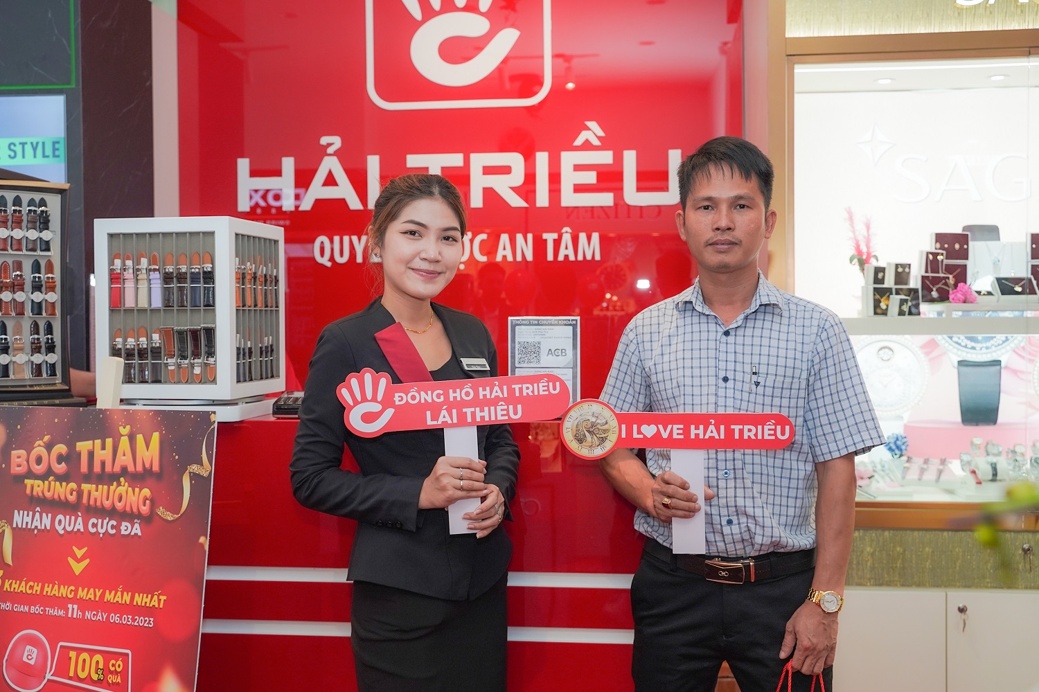 Đồng Hồ Hải Triều Lái Thiêu, Thuận An, Bình Dương là điểm đến hàng đầu trong khu vực về mua sắm đồng hồ và trang sức chính hãng