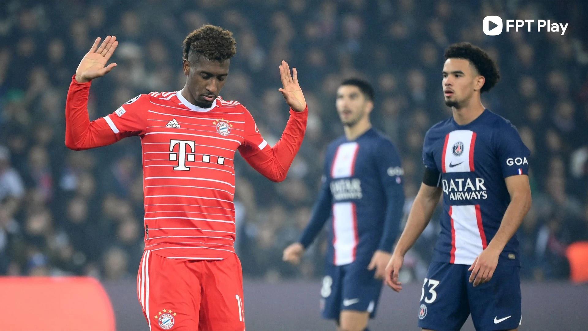 Coman ghi bàn giúp Bayern Munich chiếm lợi thế trước PSG ở trận lượt đi