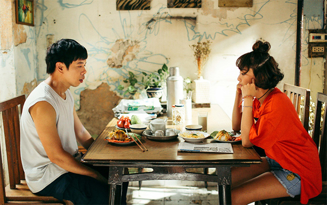 Vai diễn em gái của Thái Hòa trong "Chàng Vợ Của Em" từng giúp Quinn Trúc Trần gây ấn tượng với khán giả