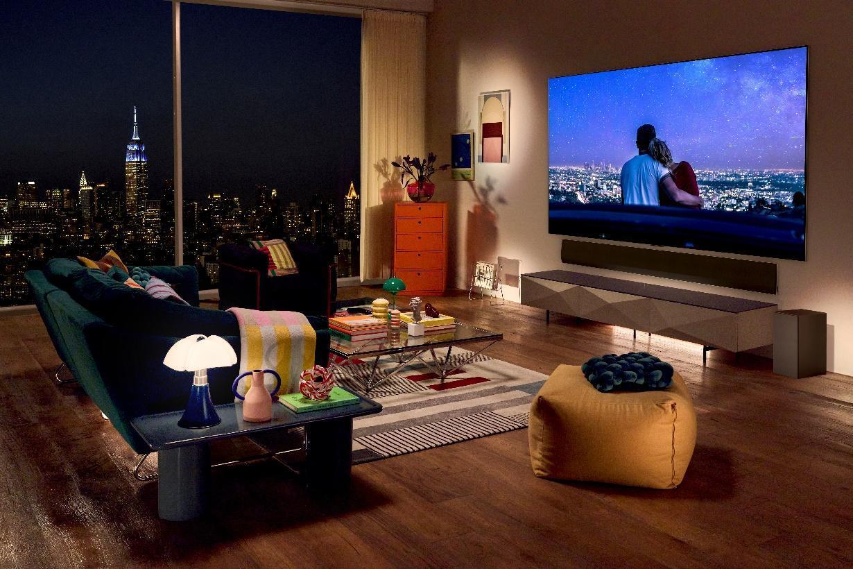 Không gian giải trí hoàn toàn khác biệt với sự hiện diện của LG OLED G3.