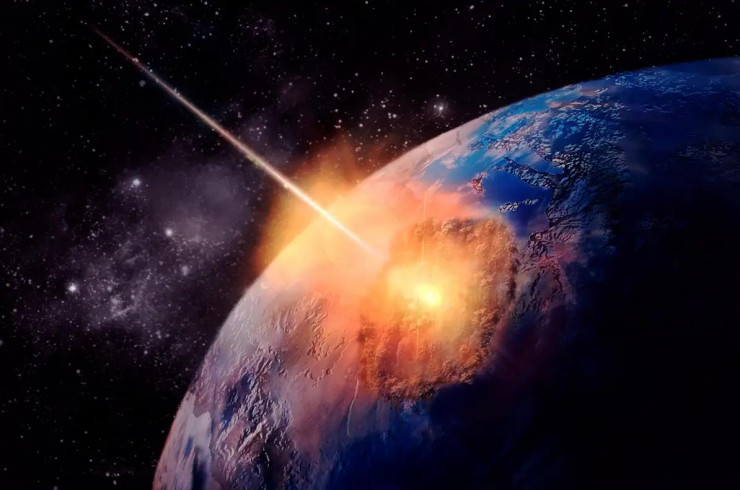 Tiểu hành tinh vừa được phát hiện có xác suất va chạm Trái Đất là 1/625 trong 23 năm tới - Ảnh minh họa từ NEW SCIENTIST