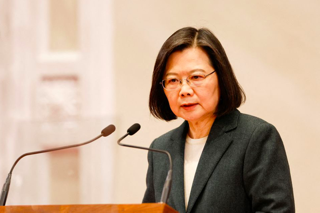 Nhà lãnh đạo Đài Loan (Trung Quốc) Thái Anh Văn. Ảnh: Reuters